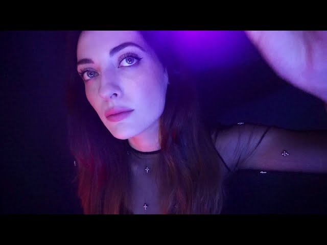ASMR Simple Eye Tests & Light Triggers in a Dark Room