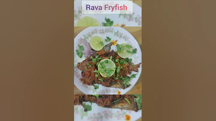 Rava Fryfish at home #pomfret #seafood #fishfry #s...