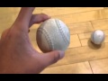 軟式と硬式のボールの硬さを比べてみた‼︎