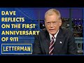 Dave Reflects On The One Year Anniversary Of 9/11 | Letterman