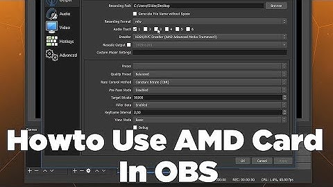 Howto Record With AMD Graphics Card In OBS Studio Simple Tutorial With Gameplay Footage