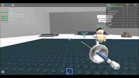 Roblox fencing part 2!!