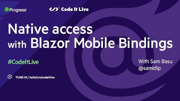 dotNET Dev Show: Native access with Blazor Mobile Bindings