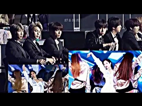 BTS REACTION TO JENNIE SOLO/GDA 2019