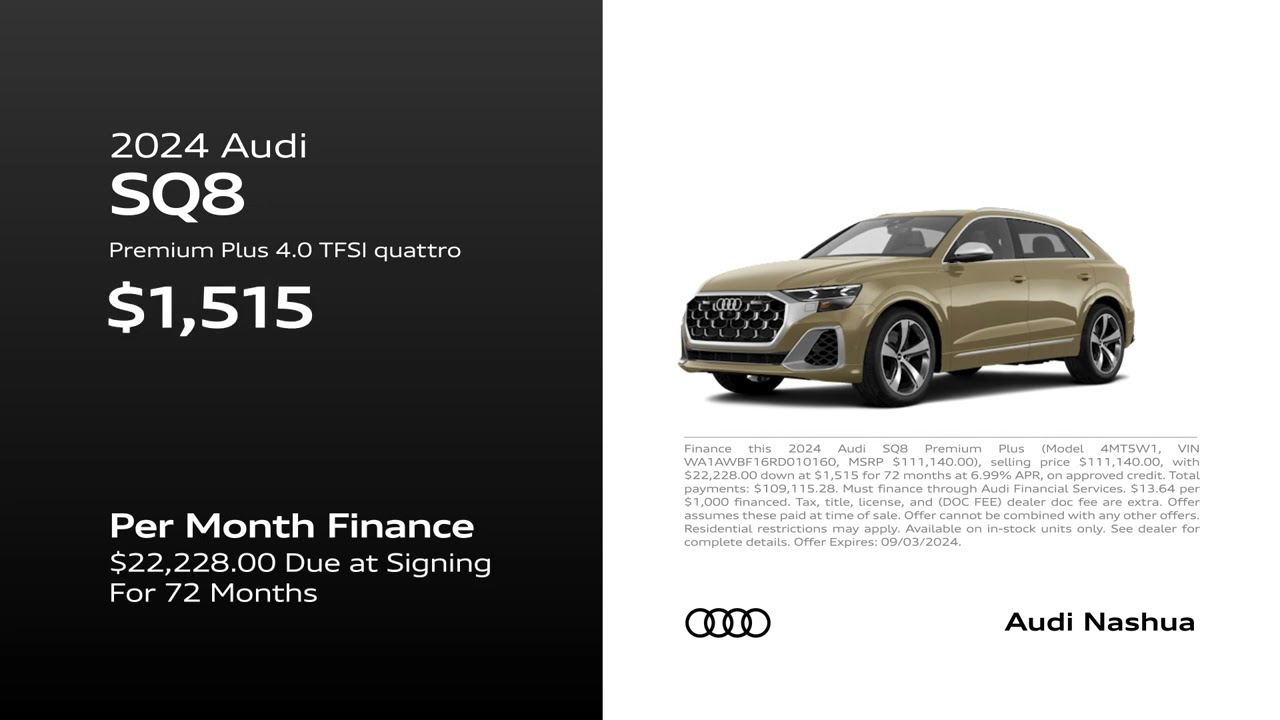 Audi SQ8 08/03/2024 4138168
