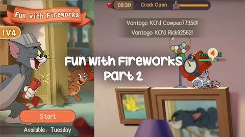Tom and Jerry Chase | Fun with Fireworks - Part 2