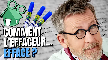 Comment fonctionne un effaceur d'encre ?