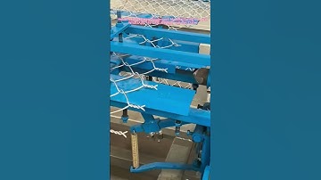 High speed double wire chain link fence machine #chainlink #chainlinkfence #machine
