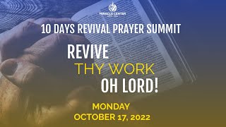 10 Days of Revival Prayer Summit 2022- Day 1