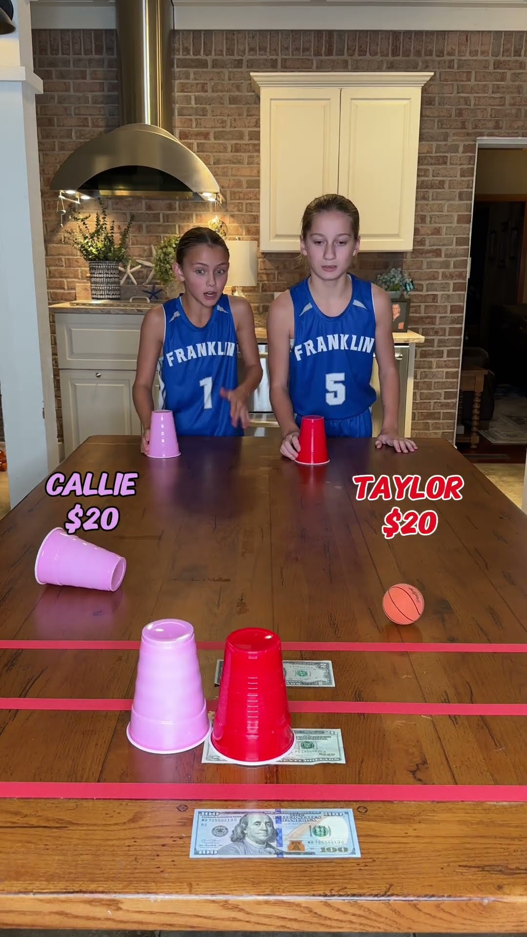 $$$ Cup slide!! #familyfun #moneygames #familygamechallenge