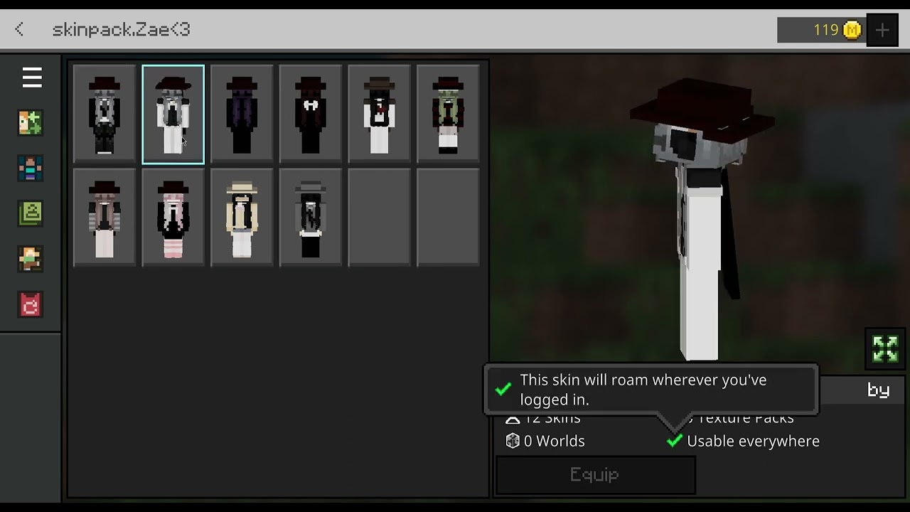 headless skins+hats (Egirl version) 170 subs special YouTube