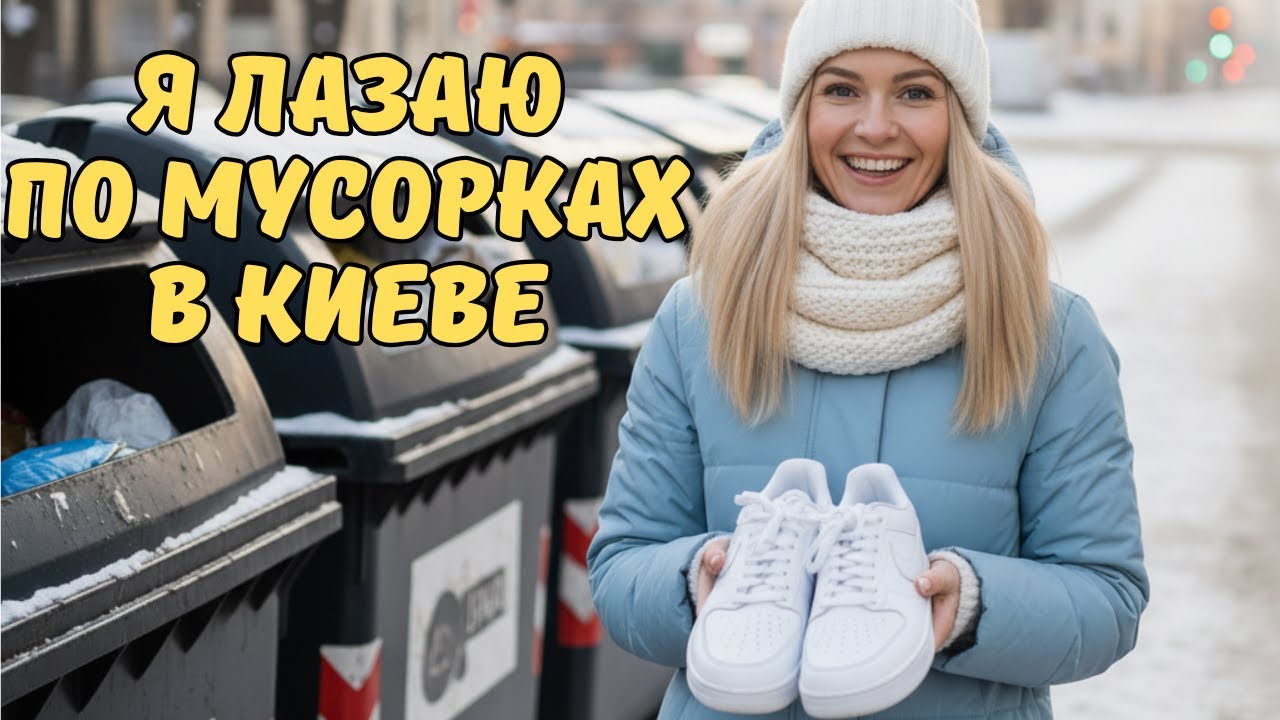 ✅ Что НАШЛА после НОВОГО ГОДА в мусорках КИЕВА!?🍾
