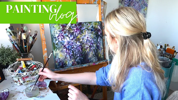 Painting Impressionist Flowers in Oils  {Adding La...