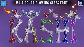 Glass Font Editing On Android Using Ps Touch PixelLab Step By Step Glass Font 2022 | Zarraq Creation