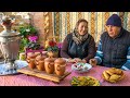 Shaki Piti - Traditional Azerbaijani Lamb Dish. Herbal Samovar Tea.
