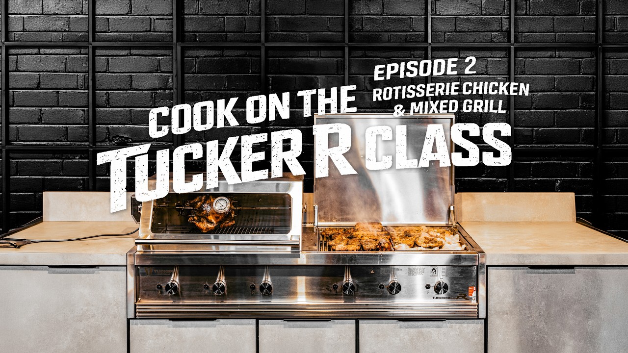 Rotisserie Chicken & Mixed Grill on a Gas BBQ | Tucker R Class V12