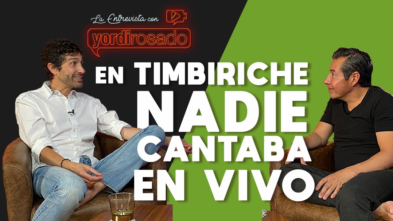 NADIE CANTABA en vivo en TIMBIRICHE | Benny Ibarra | La entrevista con Yordi Rosado