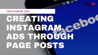 Creating Instagram ads through page posts on Facebook pages manager screenshot 1