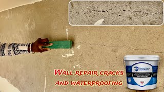 100% how to repair wall cracks step-by-step guide in Hindl | elephant shield liquid rubber by Om painting works 5,144 views 1 month ago 6 minutes, 33 seconds