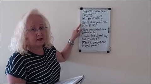 Aviation English - Standard Phraseology and Plain Language