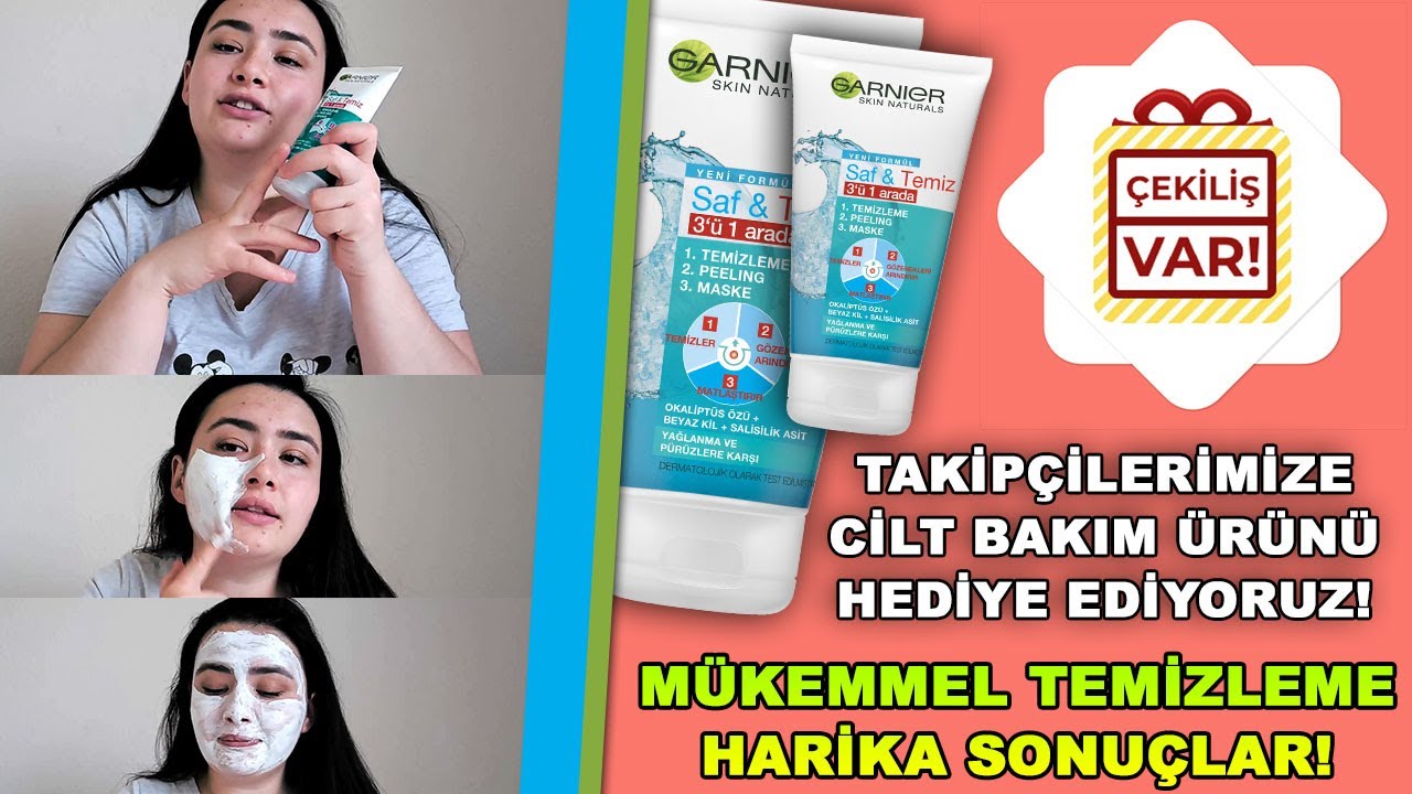 Garnier Skin Natural Saf Temiz Ucu Bir Arada Garniersoyulabilenmaske Garnieracnofight Face Youtube