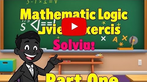 Freshman Mathematics Solved Exercise | PART 1 | Mathematical Logic #solutions  #answers