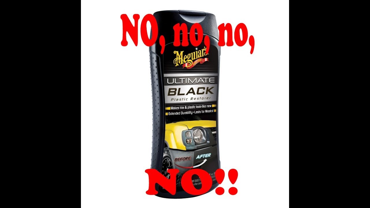 How To Remove Meguiars Ultimate Black From Paint