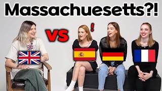 European Girls tried to Pronounce The Hardest English Words! (UK, Spain, France, Germany)