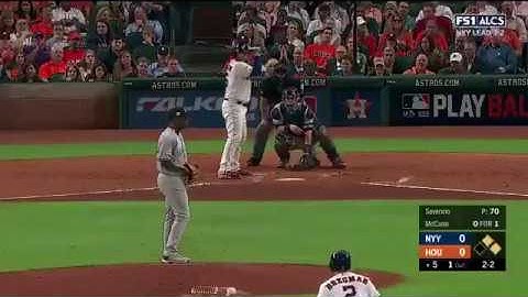 Brian McCann Go-Ahead RBI Double vs Yankees | Astros vs Yankees Game 6 ALCS