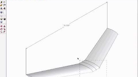 Google Sketchup wing scaling