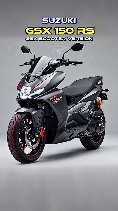 SUZUKI GSX RS Scooter Version Concept #shorts