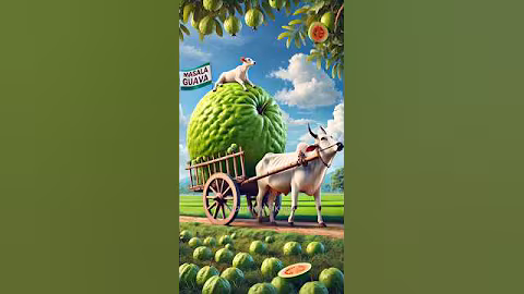 ଗାଈ 🐄 ପାଇଲା ବଡ଼ ପିଜୁଳି 🍐😱#shorts #shortvideo #youtubeshorts #ai #aishorts #moral #cow