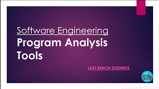 Program Analysis Tools | More useful content in description👇| @LastBenchStudents3 #video #education