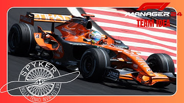 SPYKER F1 TEAM in F1 Manager 2024! - Team Ideas Series - NO MODS