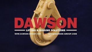 DAWSON DS081 G80 EUROPEAN TYPE FORGED EYE SELF-LOCKING HOOK FOR CRANE LIFTING CHAIN SLINGS