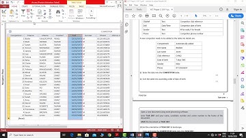 Edexcel IGCSE ICT P2 2011(June) Database task part1