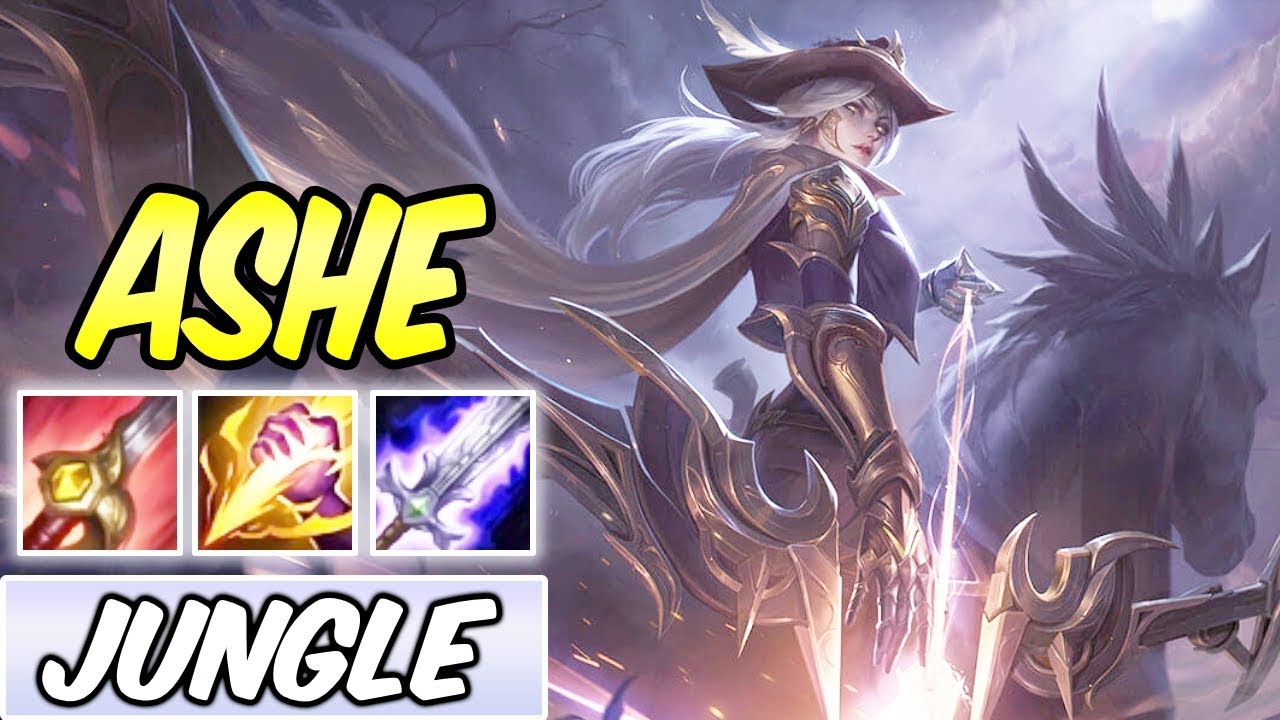 S High Noon On Hit Ashe Jungle New Build Runes League Of Legends