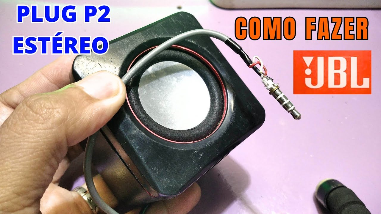 Como Fazer PLUG P2 ESTÉREO pra QUALQUER SOM PASSO a PASSO