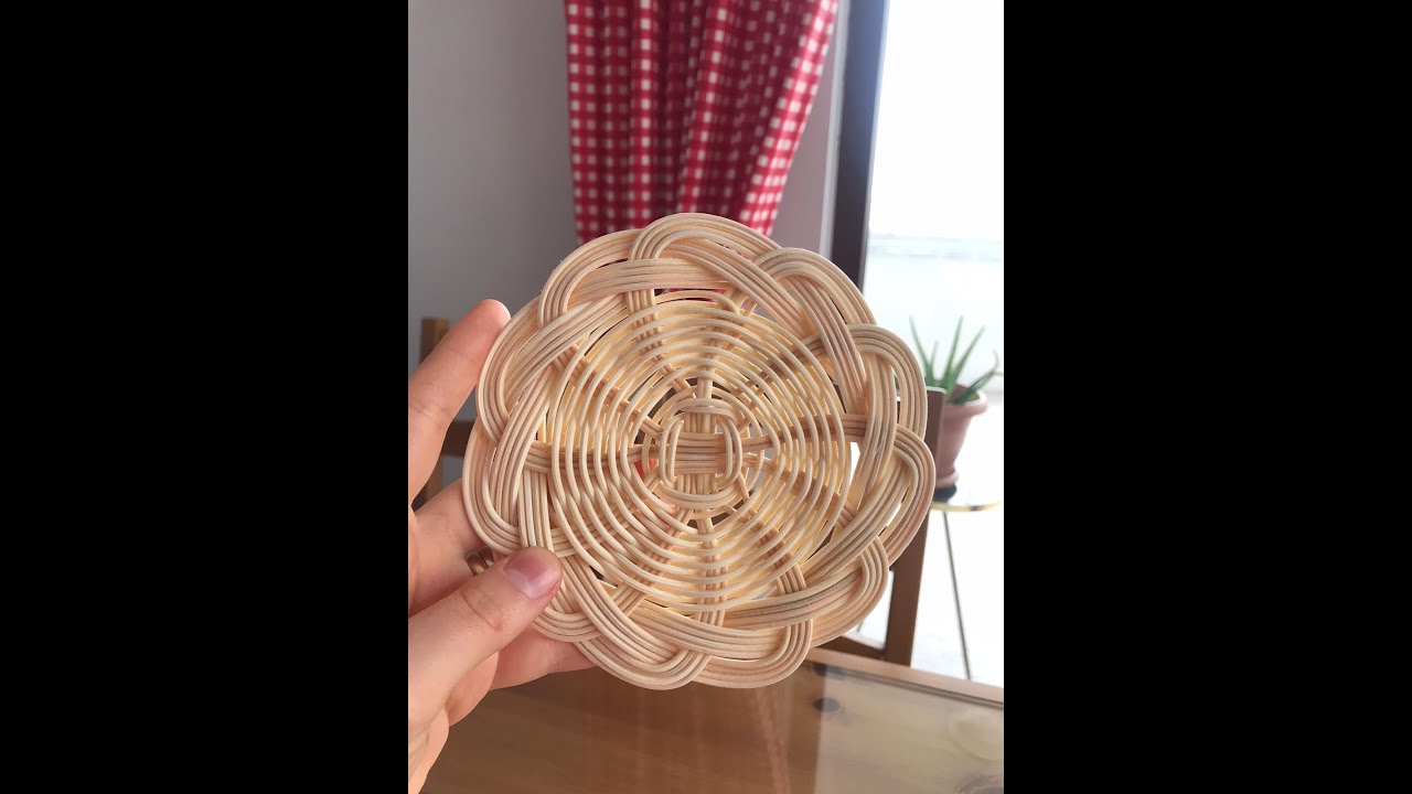 #Rattan|Rattan Bardak Altlığı | Yeni Oluşturanlar Buraya | DIY | How to Make a Rattan Coaster