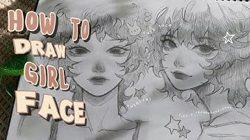🌻🌿Como dibujar ROSTROS de chicas TUTORIAL| Mi estilo | How to DRAW girl FACES ★kawaragi_art
