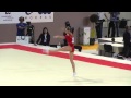 Daria spiridonova rus  floor  2015 european championship aa