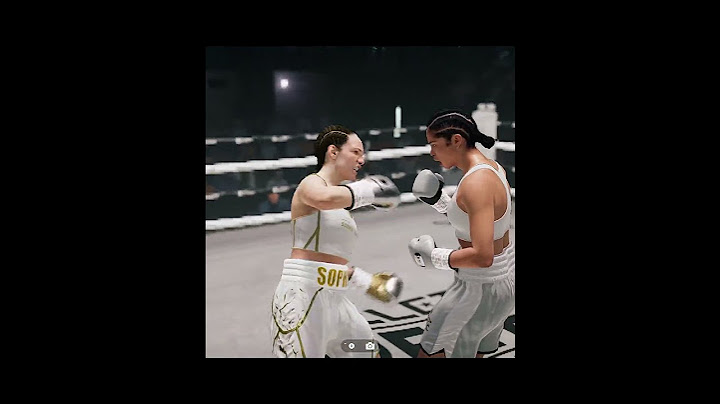 sophie alisch's uppercut  ends mccaskill #undisputedboxinggame#lightweight #femaleboxing #knockout