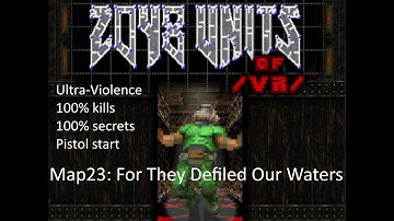 Doom II: 2048 Units of /vr/ - Map23: For They Defiled Our Waters (Ultra-Violence 100%)