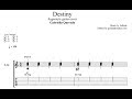 Infinite - Destiny TAB - fingerstyle guitar tab (PDF   Guitar Pro)