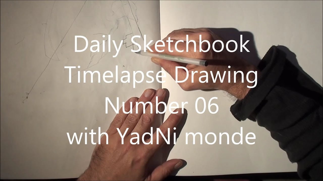 Daily Sketchbook Timelapse Drawing Number 06 with YadNi Monde
