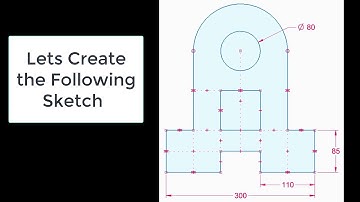Sketch Tutorial for Siemens Solid Edge Software - Part 1