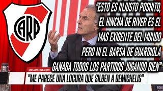 RUGGERI SOBRE LA EXIGENCIA DESCOMUNAL DEL MUNDO RIVER PLATE