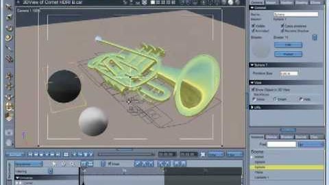 Carrara 8 Tutotial - Moving around in 3D Space