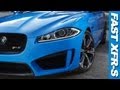 Jaguar XFR-S: AWESOME Sound &amp; Accelerations - LA Motor Show