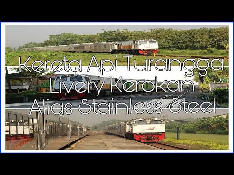 Kereta Api Turangga Livery Kerokan Alias Edisi Stainless Steel